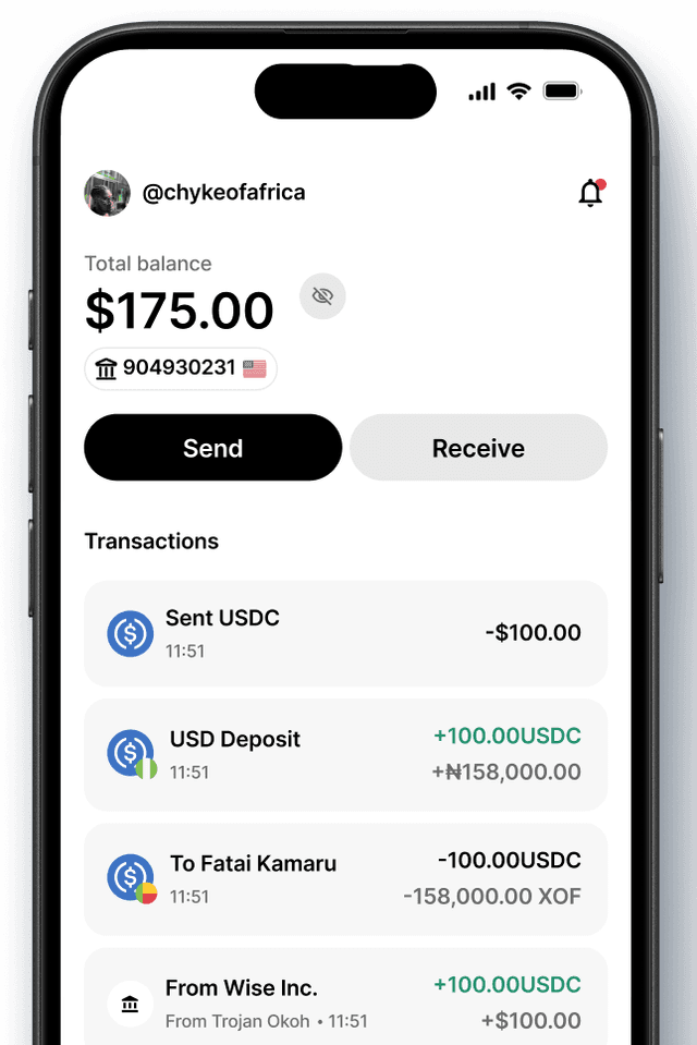 Mobile App Interface
